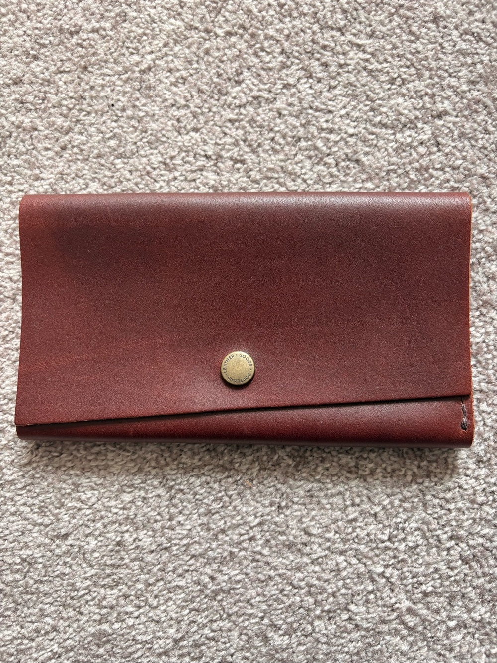 Portland Leather Wallet Clutch